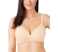 Wacoal Damen How Perfect Lightly Padded Wire Free Mid Coverage T-Shirt Bra, 852189 BH, Undurchsichtige, Natürlicher Akt, 90C