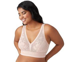 Wacoal Damen Net Effect Bralette BH, Undurchsichtige, Rosenstaub, 80