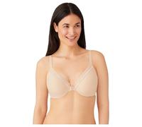 Wacoal Damen Perfect Primer Bügel Frontverschluss BH mit voller Abdeckung, Undurchsichtige, Sand, 80C