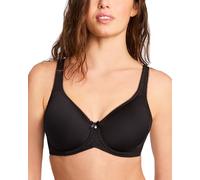 Wacoal Damen Retro Chic 853186 Bügel, Leicht Gepolstert, Volle Abdeckung BH, Undurchsichtige, Schwarz, 75FF