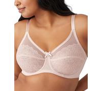 Wacoal Damen Retro Chic Vollfigur-bügel 855186 BH mit voller Abdeckung, Durchsichtig, Rosenstaub, 80DD