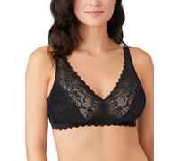 Wacoal Damen Soft Sense Bralette aus Spitze BH, schwarz, Large