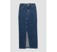 Wadenlanger Denimrock mit Schlitz 36 blau 2166010.58Z2.36