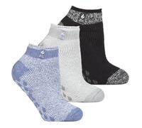 Wärmehalter - 3-Paar-Multipack Damen-Slipper-Socken mit Grippern - Pisa 1 EU 37 - 42