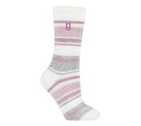 HEAT HOLDERS - Damen Extra Warm Innen Flauschig Thermosocken für Geschenk | Socken für Winter (DE/NL/SE/PL, Numerisch, 37, 42, Regular, Regular, Ivory (Palma))