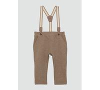 Wärmende Jogginghose mit Hosenträgern 62 braun 2157040.85A3.62