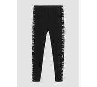 Wärmende Leggins mit Glitzer-Print 116 schwarz 2156201.9999.116
