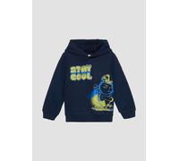Wärmendes Kapuzen-Sweatshirt mit Frontprint 92/98 blau 2153446.5952.92_98