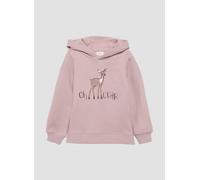 s.Oliver Junior Mädchen 2152353 Sweatshirt mit Kapuze, Lila/Rosa 4163, 116/122