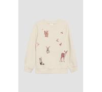 s.Oliver Sweatshirt mit Glitzer-Details helles Sand 92/98