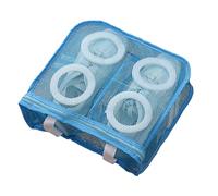 Wäschenetz Schuhe Schuhsack Waschmaschine Grosse Kapazität Wiederverwendbar Wäschesack für Laufschuhe, Segeltuchschuhe, Socken (Blau,28 * 24 * 8cm)