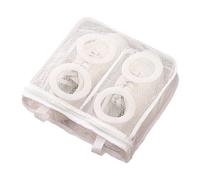 Wäschenetz Schuhe Schuhsack Waschmaschine Grosse Kapazität Wiederverwendbar Wäschesack für Laufschuhe, Segeltuchschuhe, Socken (Weiß,36 * 30 * 12cm)