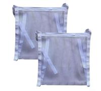 Wäschesack aus Netzstoff, 2 Stück, für Turnschuhe, Laufschuhe, in Waschmaschine und Trockner, mit Polyester-Konstruktion