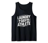Wäschetag Spaß Laundry Day Athlete Hausarbeitsprofi Hausfrau Tank Top