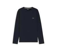 Boss Waffle 10269584 Langarm-pyjama-t-shirt M Dark Blue