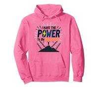 Wagen Sie es, drogenfrei zu Sein: Stärkung der Botschaft gegen Sucht Pullover Hoodie, Unisex für Erwachsene, Leuchtendes Pink, XL