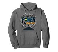 Wagen Sie es, drogenfrei zu Sein: Stärkung der Botschaft gegen Sucht Pullover Hoodie, Unisex für Erwachsene, Anthrazit, M