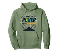 Wagen Sie es, drogenfrei zu Sein: Stärkung der Botschaft gegen Sucht Pullover Hoodie, Unisex für Erwachsene, Salbeigrün, S