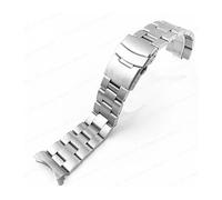 WAHRE 22mm Tauchen Stahl Metall Armband Fit for Casio MDV-106 MDV-107 Uhr Männer Sport Armband Edelstahl Armband Ersatz Armband(A Style-Silver)