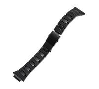 WAHRE Uhrenarmband Passend for Casio G-Shock DW5600 DW6900 GW-M5610 DW9600 Serie, Schwarzes Edelstahl-Kunststoff-Armband Mit Werkzeug