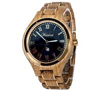 Waidzeit YN03 Barrique Weinprinzessin Uhr Damenuhr Holz Holz Analog braun