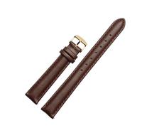 WAikub 12mm - 20mm buntes Leder-Uhrenarmband, Damen-Uhrenarmband, Uhren-Ersatzarmband, 14mm