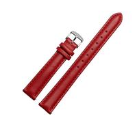 WAikub 12mm - 20mm buntes Leder-Uhrenarmband, Damen-Uhrenarmband, Uhren-Ersatzarmband, 15mm