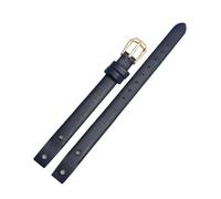 WAikub 8mm Armband Echtes Leder Uhrenarmband Damen Armband für Damenuhr Ersatzzubehör, 8mm