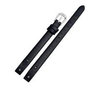 WAikub 8mm Armband Echtes Leder Uhrenarmband Damen Armband für Damenuhr Ersatzzubehör, 8mm