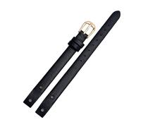 WAikub 8mm Armband Echtes Leder Uhrenarmband Damen Armband für Damenuhr Ersatzzubehör, 8mm