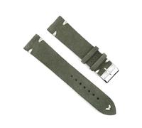 WAikub Vintage-Uhrenarmbänder aus Wildleder, Ersatz-Uhrenarmband für Uhrenzubehör, 18mm, 20mm, 22mm, 24mm, 18mm