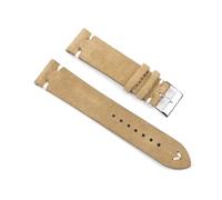 WAikub Vintage-Uhrenarmbänder aus Wildleder, Ersatz-Uhrenarmband für Uhrenzubehör, 18mm, 20mm, 22mm, 24mm, 22mm