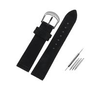 WAikub Wildleder-Uhrenarmband 16mm/18mm/20mm/22mm Vintage handgefertigtes Leder-Uhrenarmband, 16mm