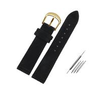 WAikub Wildleder-Uhrenarmband 16mm/18mm/20mm/22mm Vintage handgefertigtes Leder-Uhrenarmband, 18mm