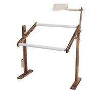 Wakects Stickerei-Kreuzstichrahmen-Ständer,360 Grad Einstellbar Kreuzstich-Gestell Mit Rad,Kreuzstich-Nadelarbeiten Stickrahmen eckig Für Heim Und Stickstudio