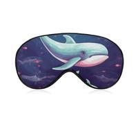 Wal Schlafmaske, weich, bequeme Augenmaske mit verstellbarem Riemen, Lidschatten, für Männer und Frauen, Arbeit, Reisen
