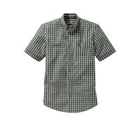 Wald & Forst Kurzarmhemd Oxford-Karo Oliv L