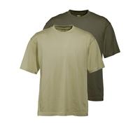 Wald & Forst T-Shirts 2er-Pack Schilf + Oliv (Größe: 3XL)
