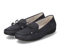 Waldläufer 329501 VBD191/217 orthopädischer Slipper Rauleder Damen in dunkelblau/Marine - Gr. 39,5