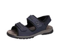 Waldläufer HARALD 372002 100 217 dunkel-blau - bequeme Sandale für Herren - Größe 47