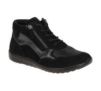 Waldläufer M-Ira Bootie, Nubukleder mit Stretcheinsatz, schwarz, Weite M 815M80-304-001 schwarz Gr. 40 1/2