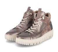 Waldläufer Damen sportliche Stiefeletten Schnürboots Winterstiefeletten Bronze Ledermix, Farbauswahl:Bronze, 9999-englisch-eu-mapping:39