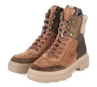 Waldläufer 977801-500/277 orthopädischer Stiefel mit Warmfutter Leder Damen in braun - Gr. 41,5