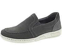 Waldläufer Bequeme Slipper für Herren, grau, Gr. 41 EU / 7,5 UK