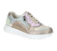 Waldläufer Ajala Sneaker Schuhe taupe grau metallic H-Weite 993004 - Größe 36