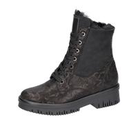 Waldläufer Alea Warmfutter Stiefeletten schwarz gemustert H-Weite für Damen, schwarz, Größe 37 ½ EU / 4,5 UK