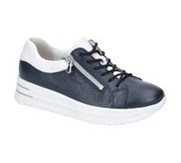 Waldläufer Arianna Plateau Schuhe blau weiß 755006 - Größe 39.5
