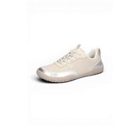 Waldläufer Barfussschuhe H-Britt Sparkle Embo (anatomisch Zehenbox, flexible Sohle) beige Damen, Größe Euro (US) 38 (7,5)