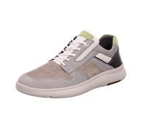 Waldläufer Herrenschuhe Sneaker low stein grey weiss stein grey weiss - Gr. - 42 EU | 8 UK