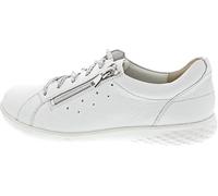 Waldläufer Damen Sneaker H-Cloé Low Weiß/Silber Gr. 40 (EU 40 / UK 6,5)